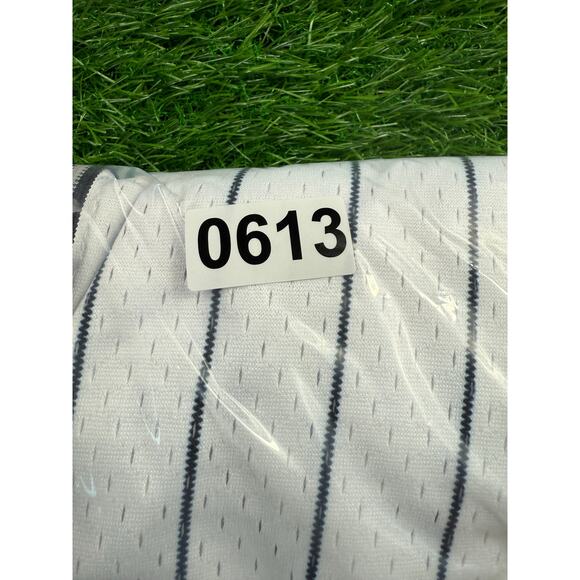 Playboy x Lids Pinstripe Baseball Jersey Sz L Gray Black Bunny Logo 00 Mens - Picture 10 of 10